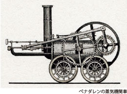 ぺナタレンの蒸気機関車